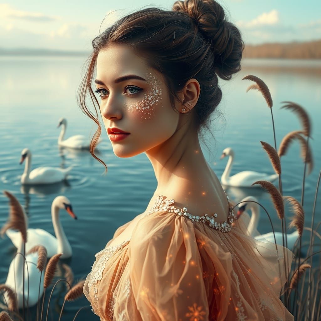 Ethereal Beauty in Hyper-Realistic Fantasy