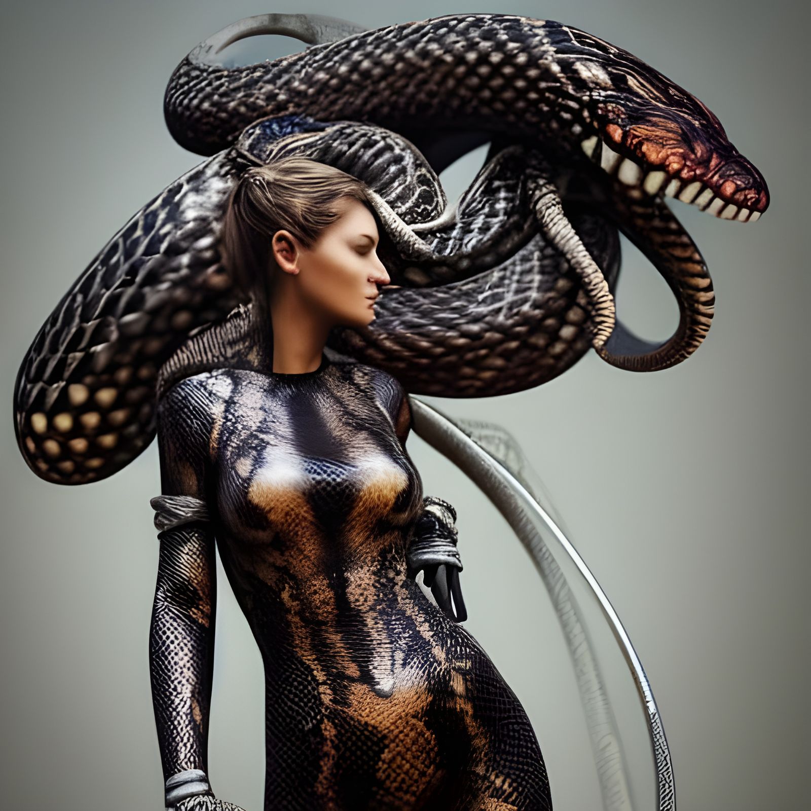 Transformed: Snake's Female Avatar