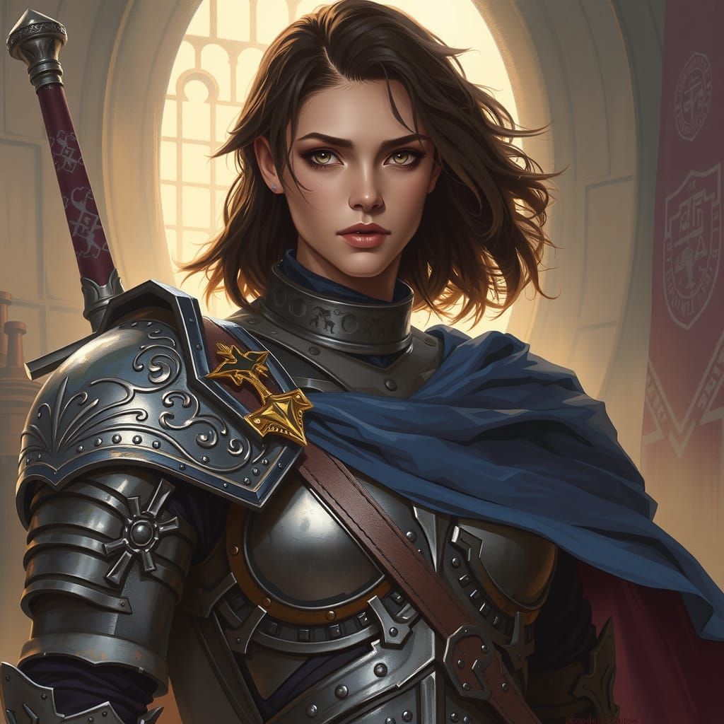 Mystical Paladin in Vaesen-Inspired Fantasy Setting