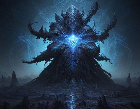 Majestic Gods Engage in Cosmic Clashes Amidst Twisted Landsc...