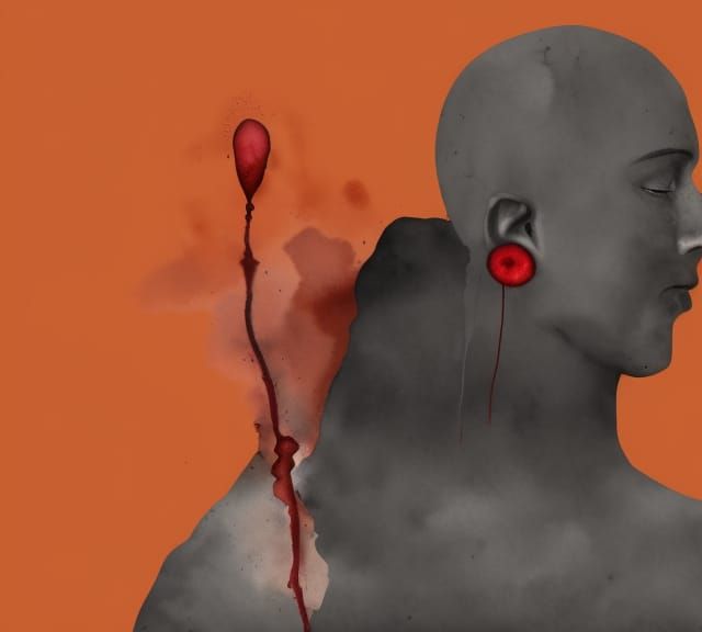 Anthropomorphic Lymph Nodes in Washy Watercolor Painting