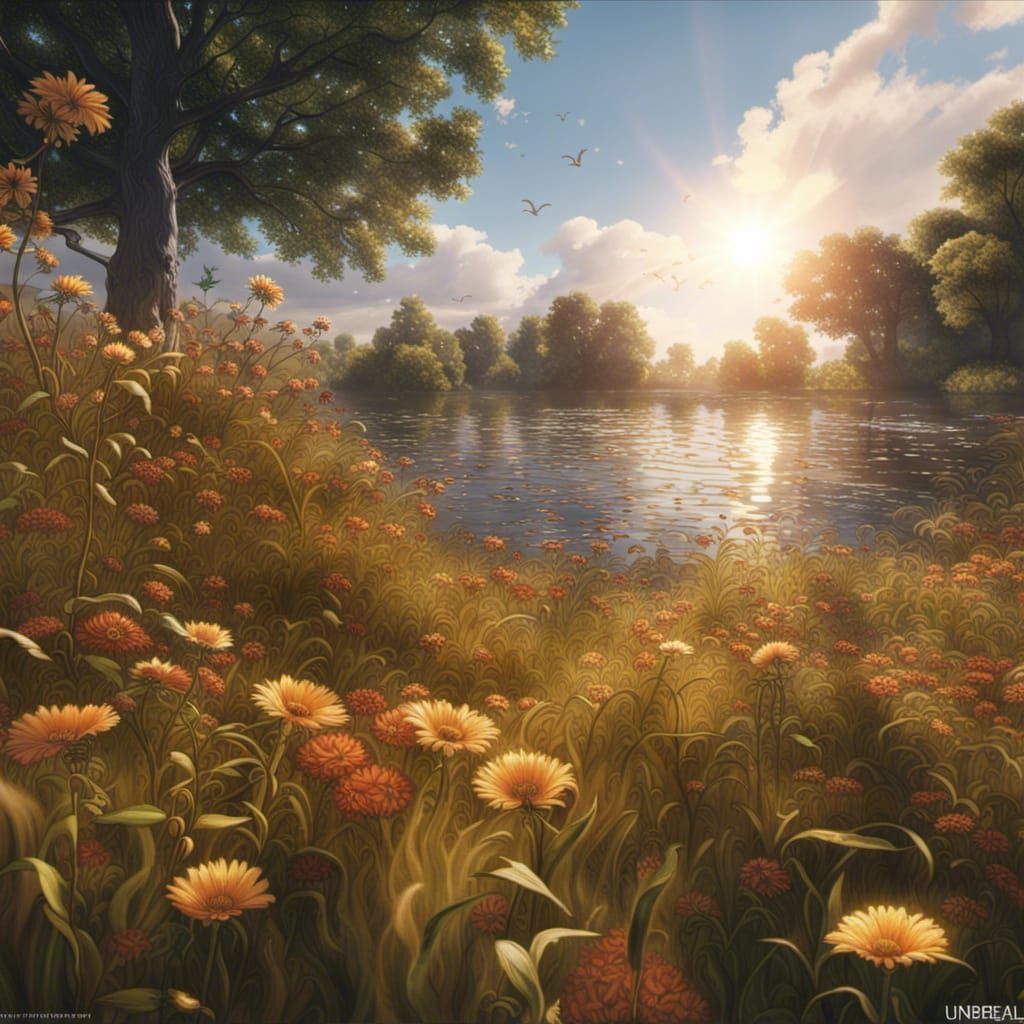 New England Summer Day: Wind and Sun