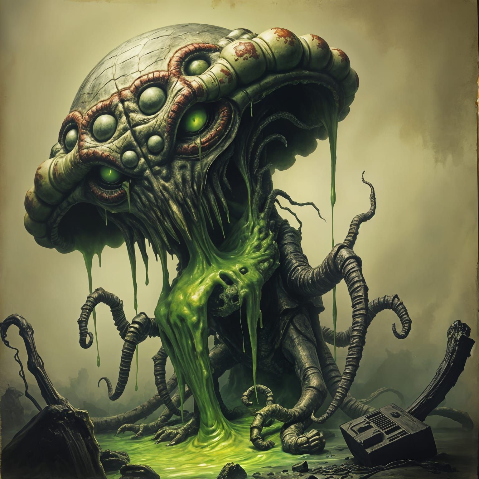 Horrific Extraterrestrial Tofu, Gothic Horror Style