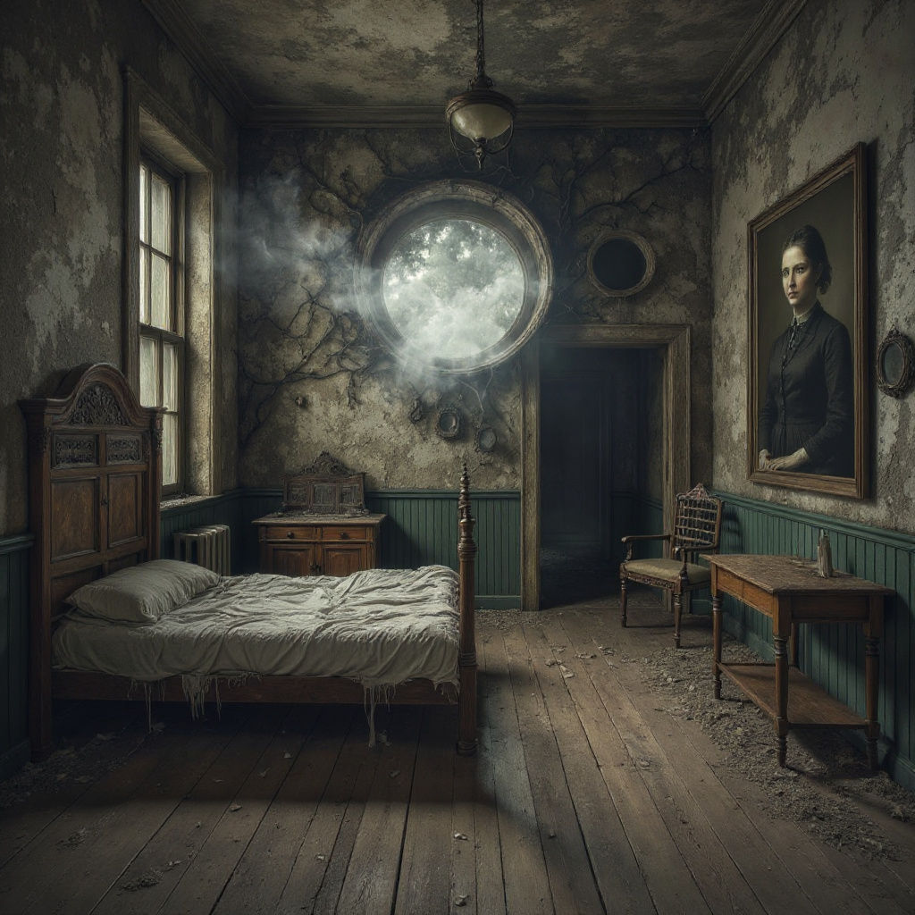 Eerie Portal Emerges in Abandoned Sanitorium