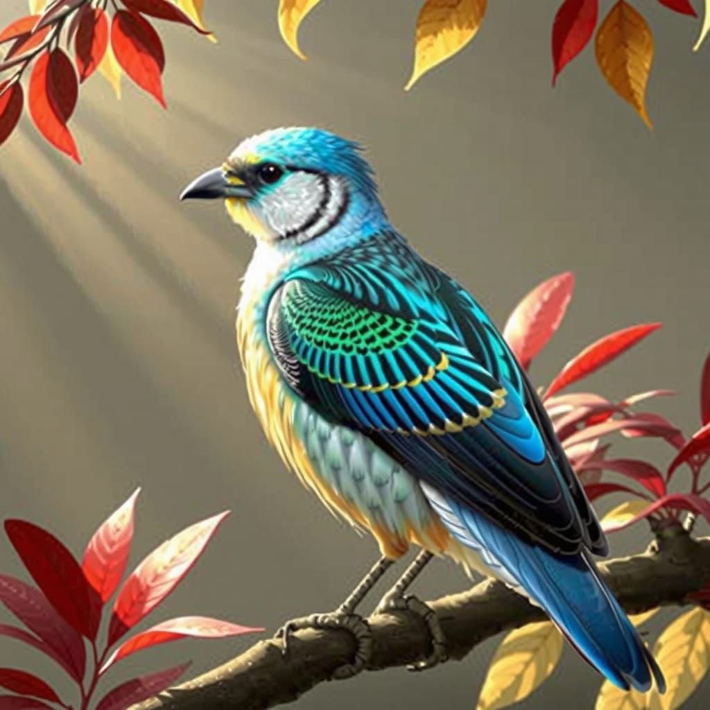 Glorious Morning Bird in Stunning Detail