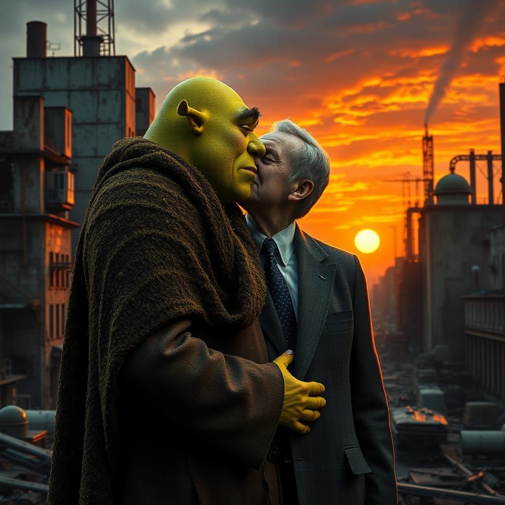 Shrek's Farewell in Dystopian Berlin: Cinematic Futurism
