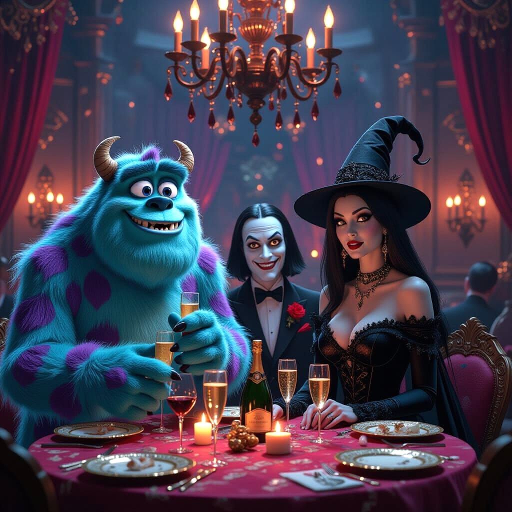 Monsters Unite for a Sinister New Year's Ball