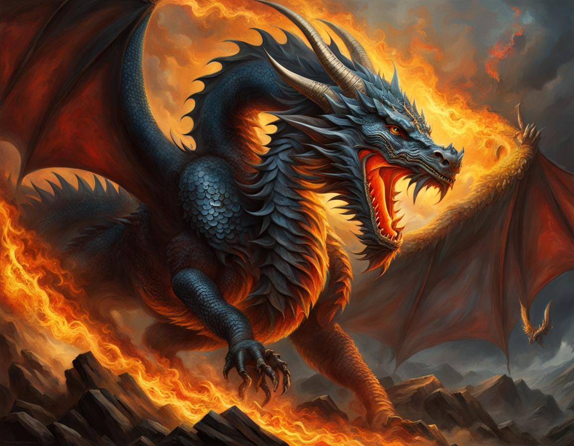 Slavic Dragon God of Mythology: A Masterpiece