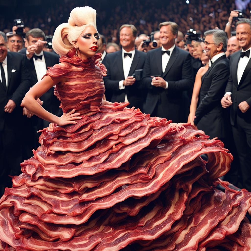 Lady Gaga's Bacon Dress: A Culinary Couture