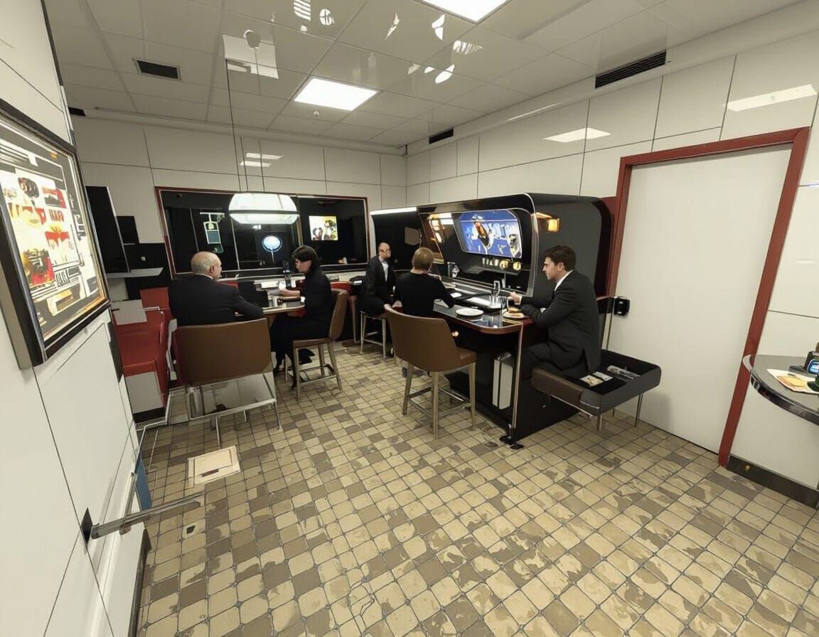 Elegant Lunch Room Transformed into Upscale Restaurant