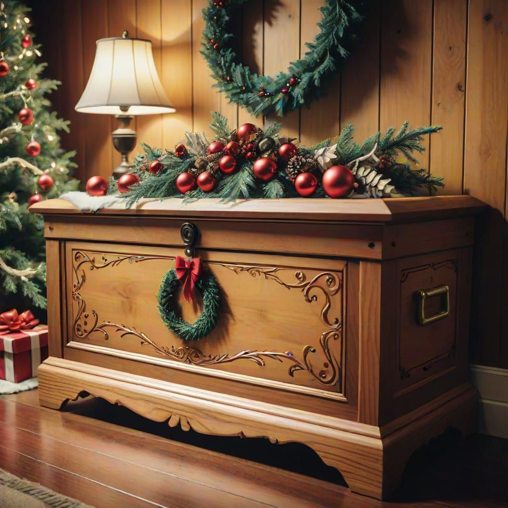 A Cinematic Christmas Cedar Chest Masterpiece