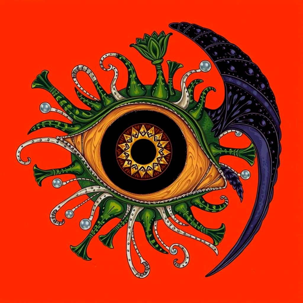 Opulent Maximalist Masterpiece in Triadic Colors