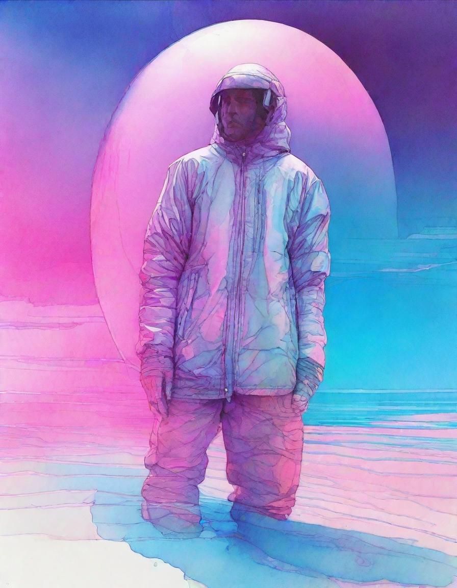 Surreal Vaporous Hologram Transcends Time and Space