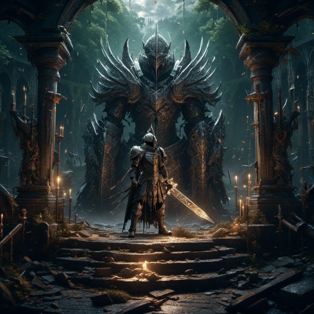 Knight of the Round Table at Avalon