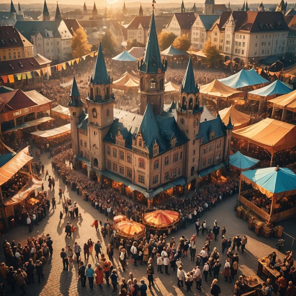 Oktoberfest in Berlin: A Fantasy Concept Art