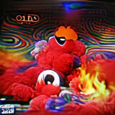 elmo on fire bad acid trip