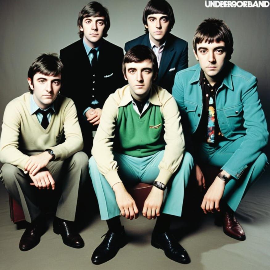 Britpop Album Cover for Inguen's 'Creased'