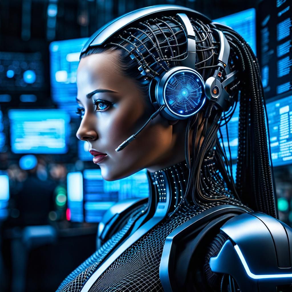 Cyberpunk AIs Collaborate in Information Network