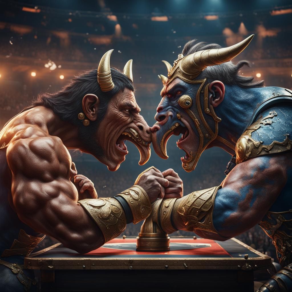 Intricate Nose Wrestling Championship Concept Art