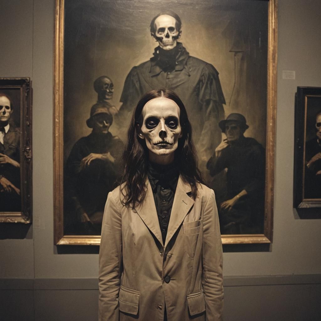 Spooky Portrait at Museum Halloween Party