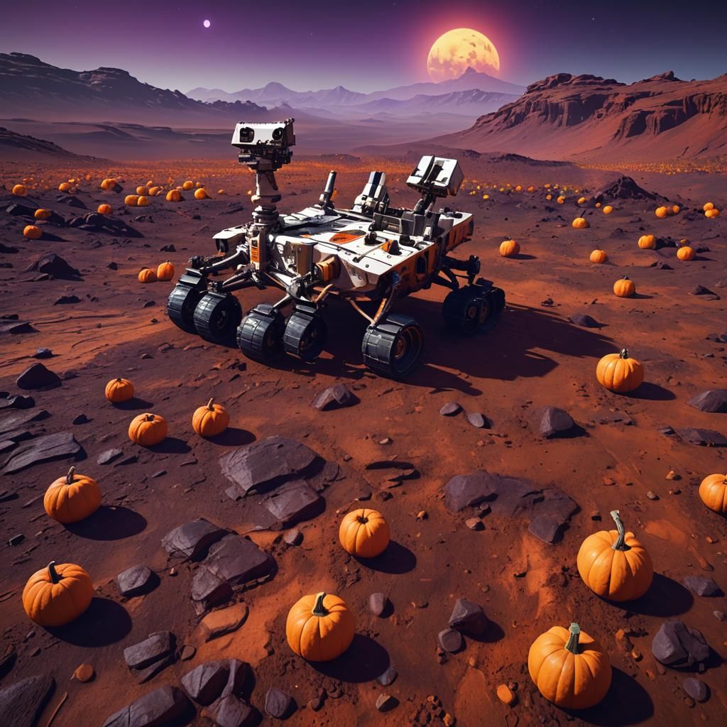 Perseverance Rover Celebrates Halloween on Mars