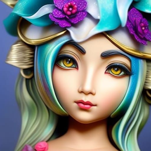 Statue of Liberty Portrait in Hyperrealistic 3D