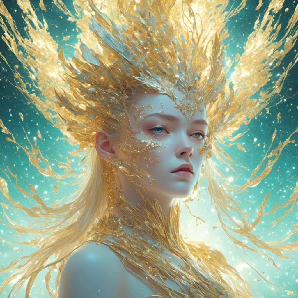 Androgynous Portrait Exploring Gender Duality