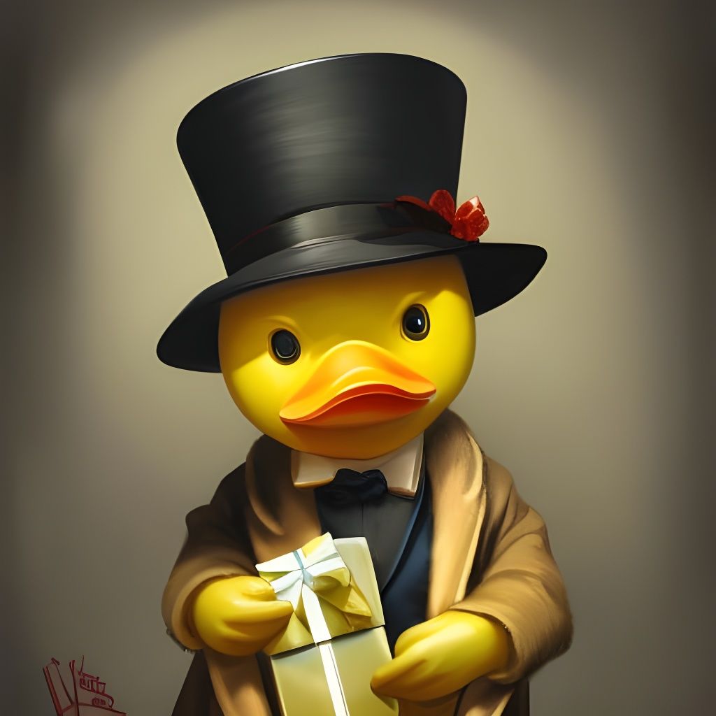 Film Noir Rubber Duck Detective Opening Gifts