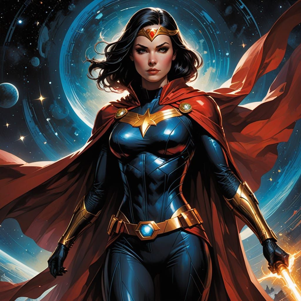 Style of Jack Kirby, Adam Hughes, Raymond Swanland