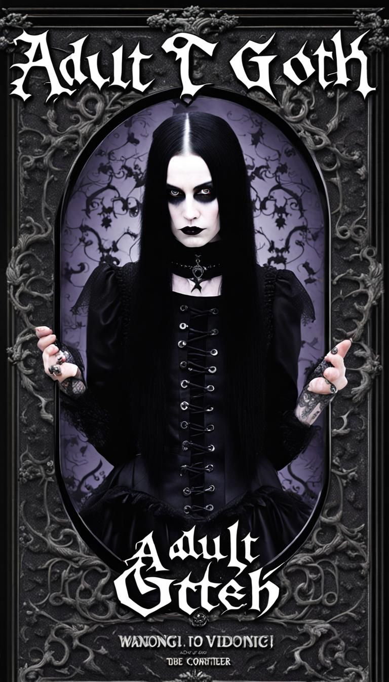 Adult goth video, dvd cover