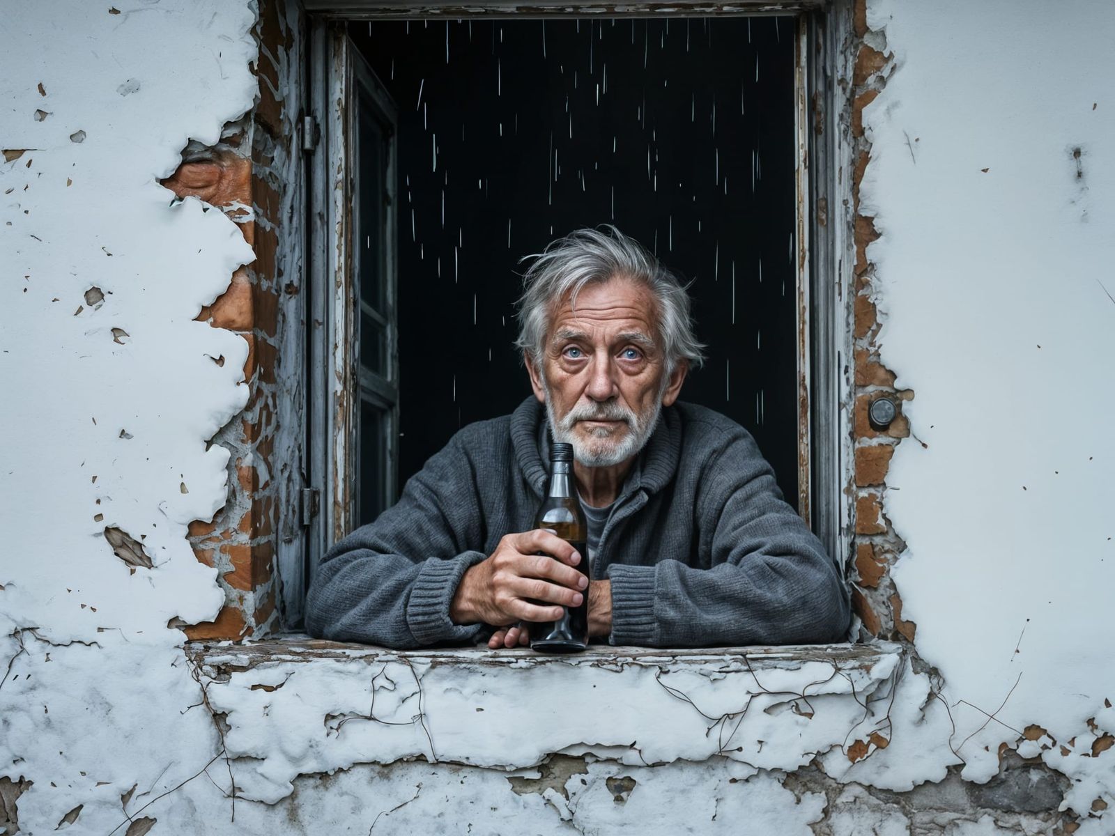 A Weathered Gentleman Reflects on Life