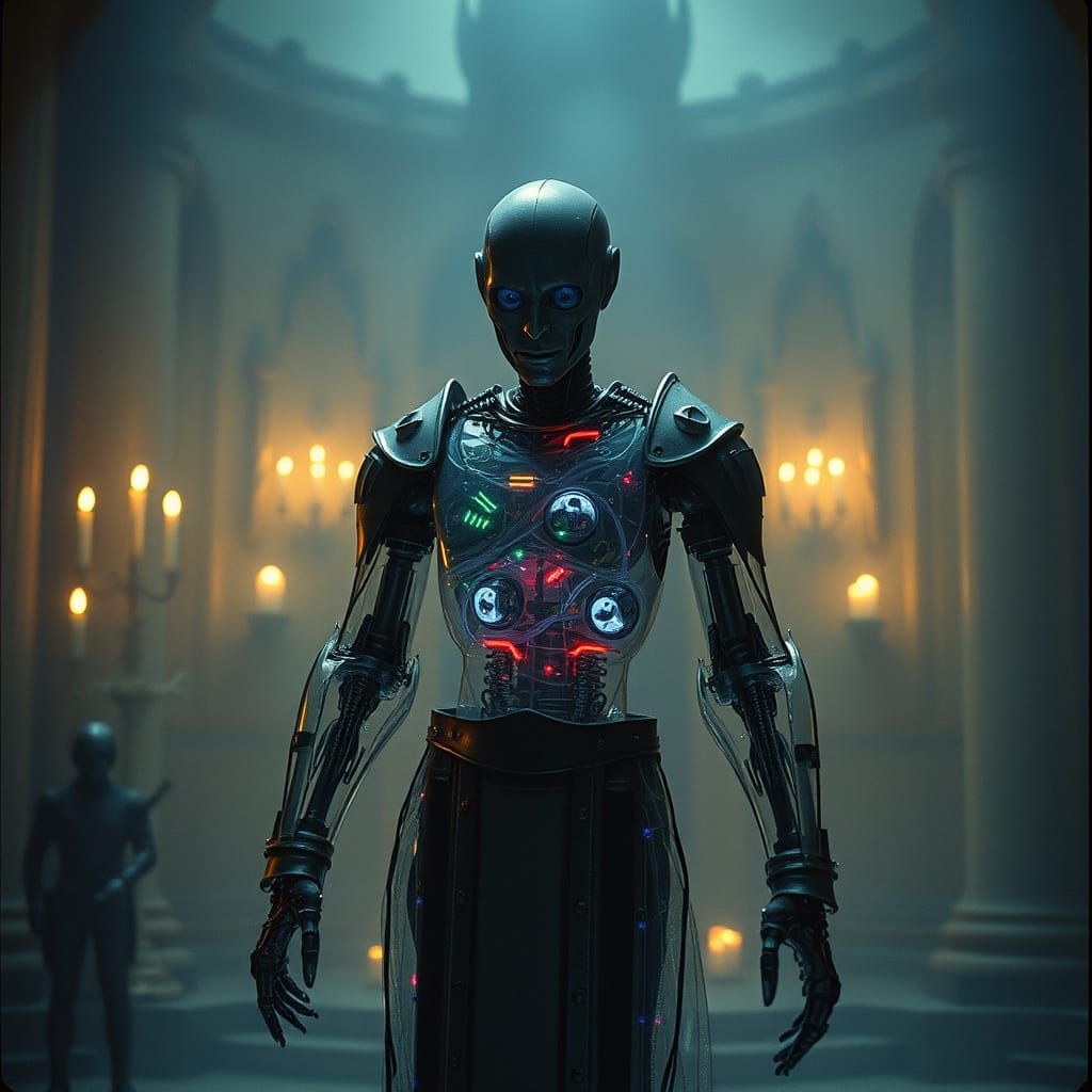 Medieval Automaton with Rainbow Circuits in Misty Chamber