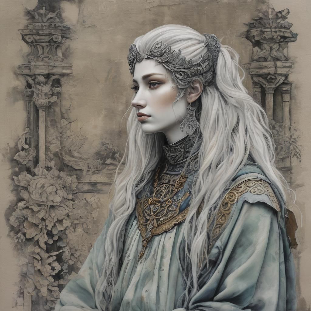 AI Generated Painting of Unspecified Subject