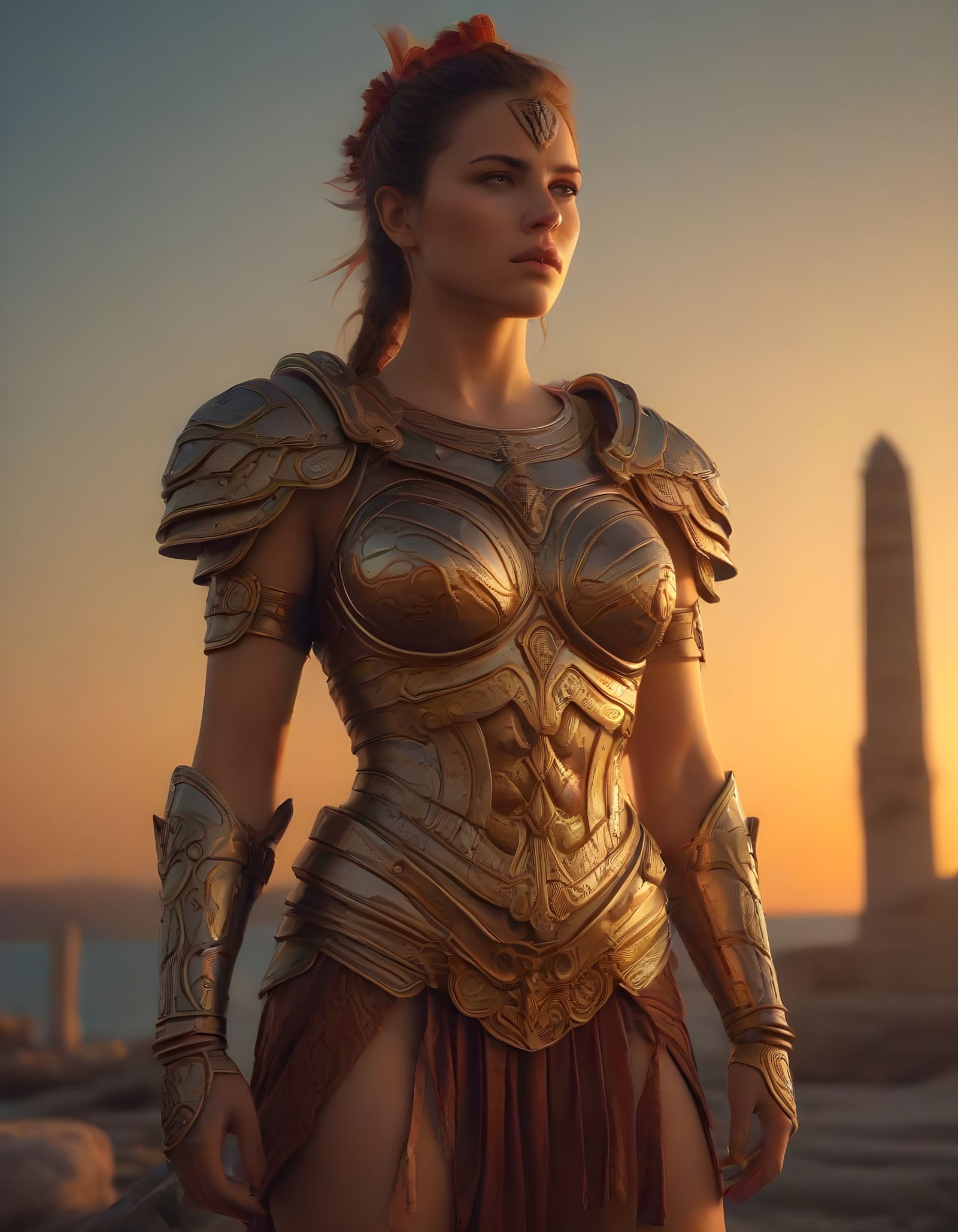 Roman Pin-Up Goddess