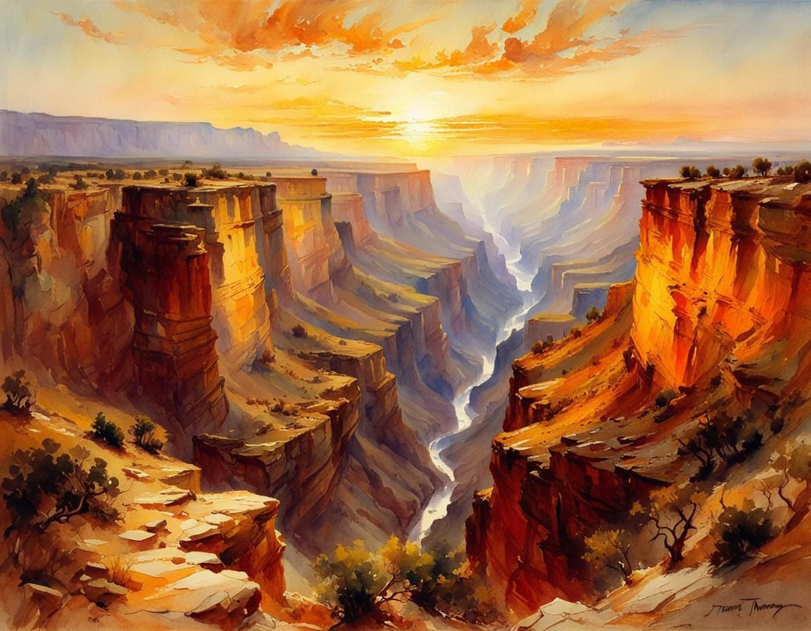 GOLDEN SUNSET #7