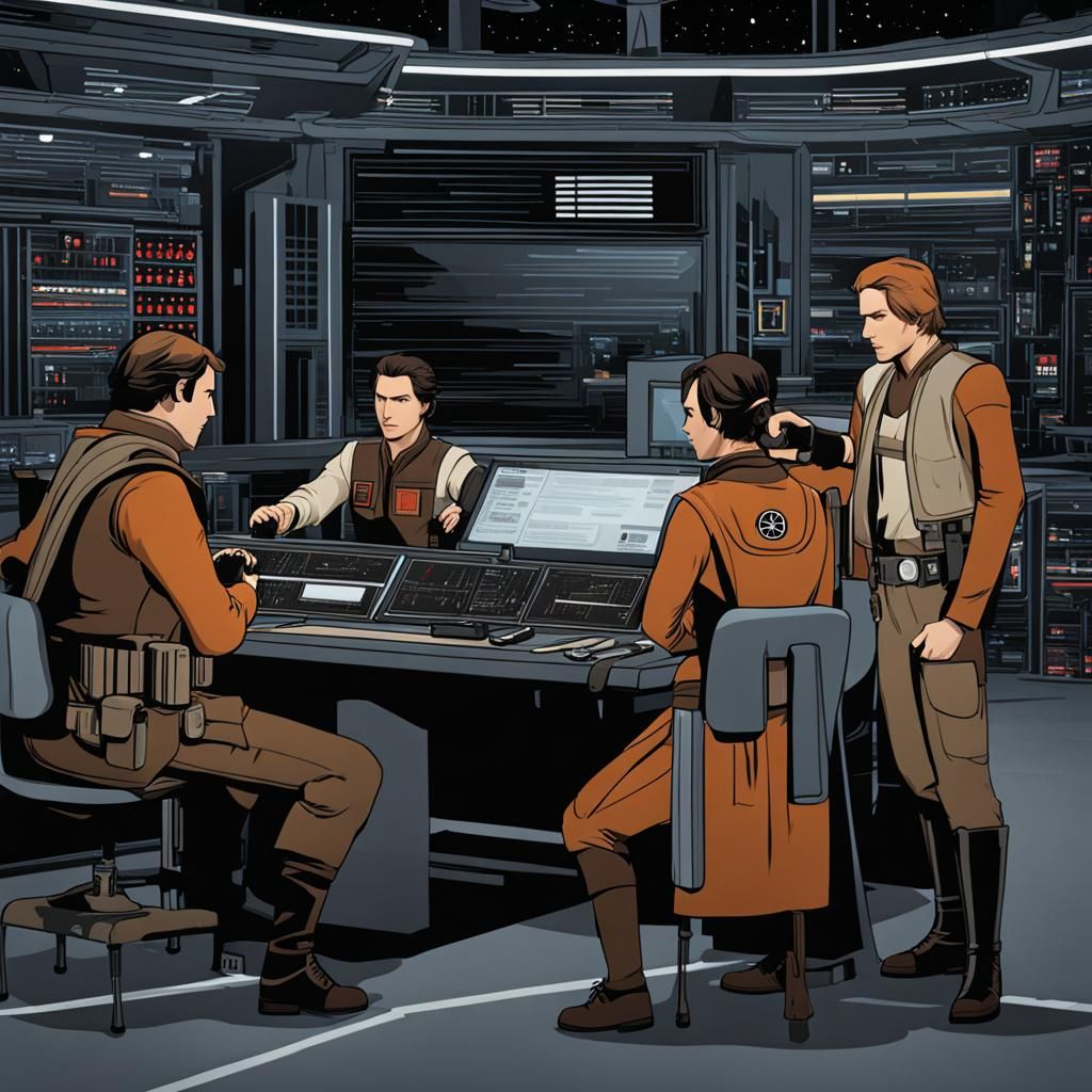 Resistance IT Team Network Setup in Star Wars