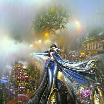 Bayonetta in Ethereal Fantasy Style