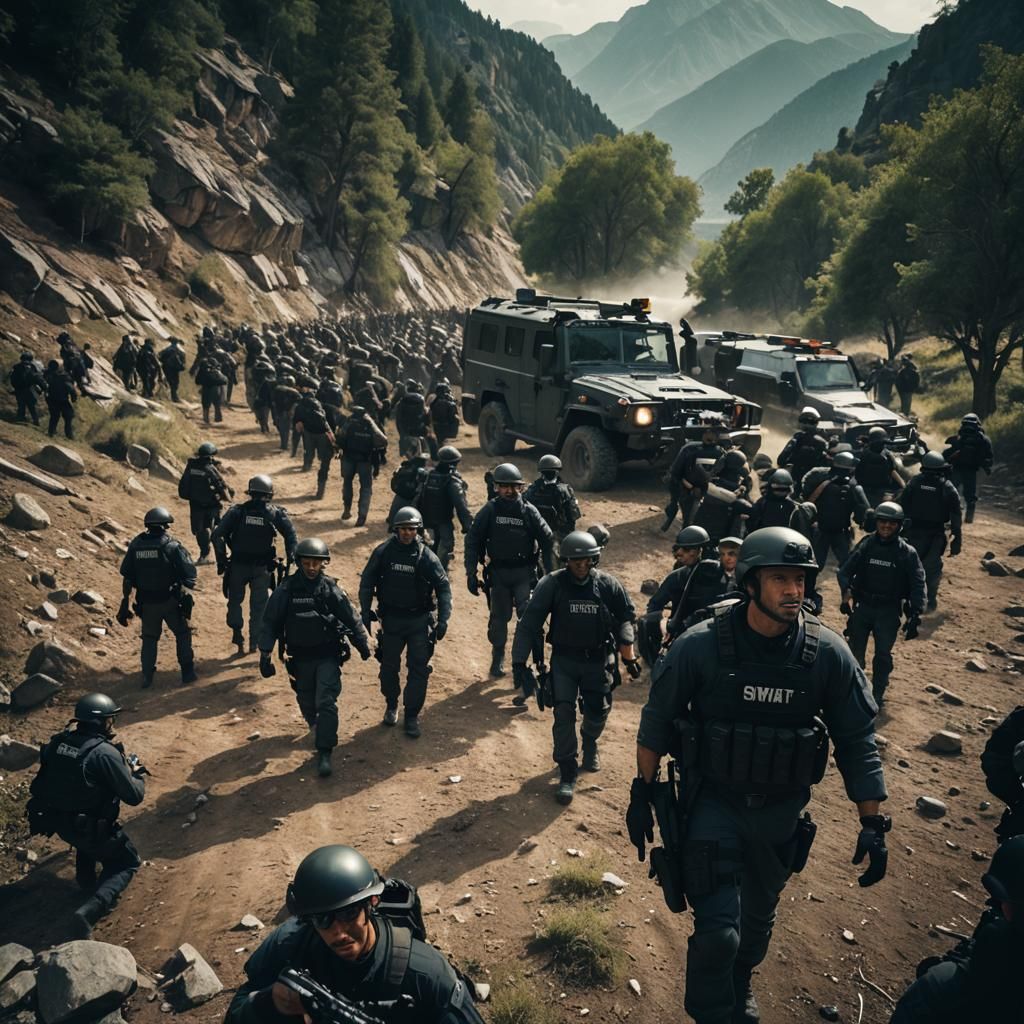 Dramatic Cinematic Film Still