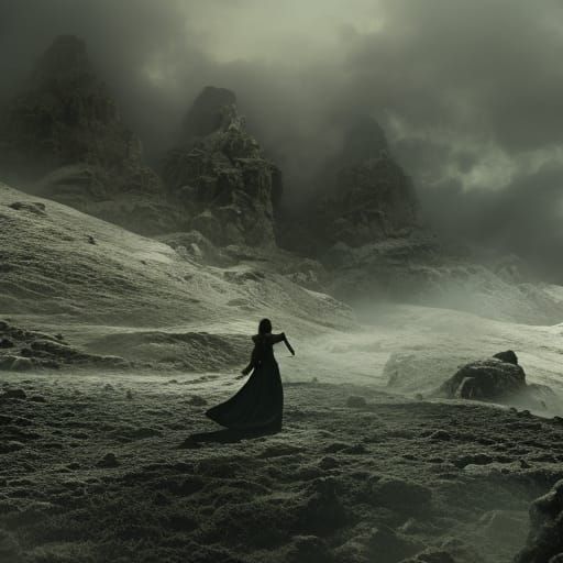 Epic Woman's Battle: Demons in Hell, Maximalist Art