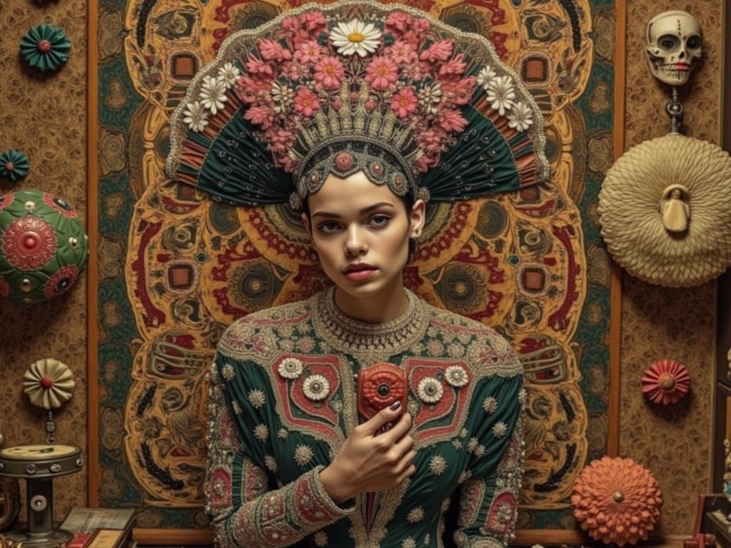 Hyperfeminine Futurism in a Retrofuturistic Setting