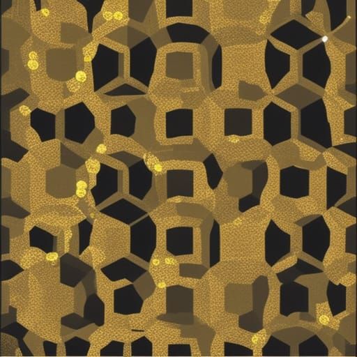 Acrylic Pouring Painting with Glitter Crystals and Shapes