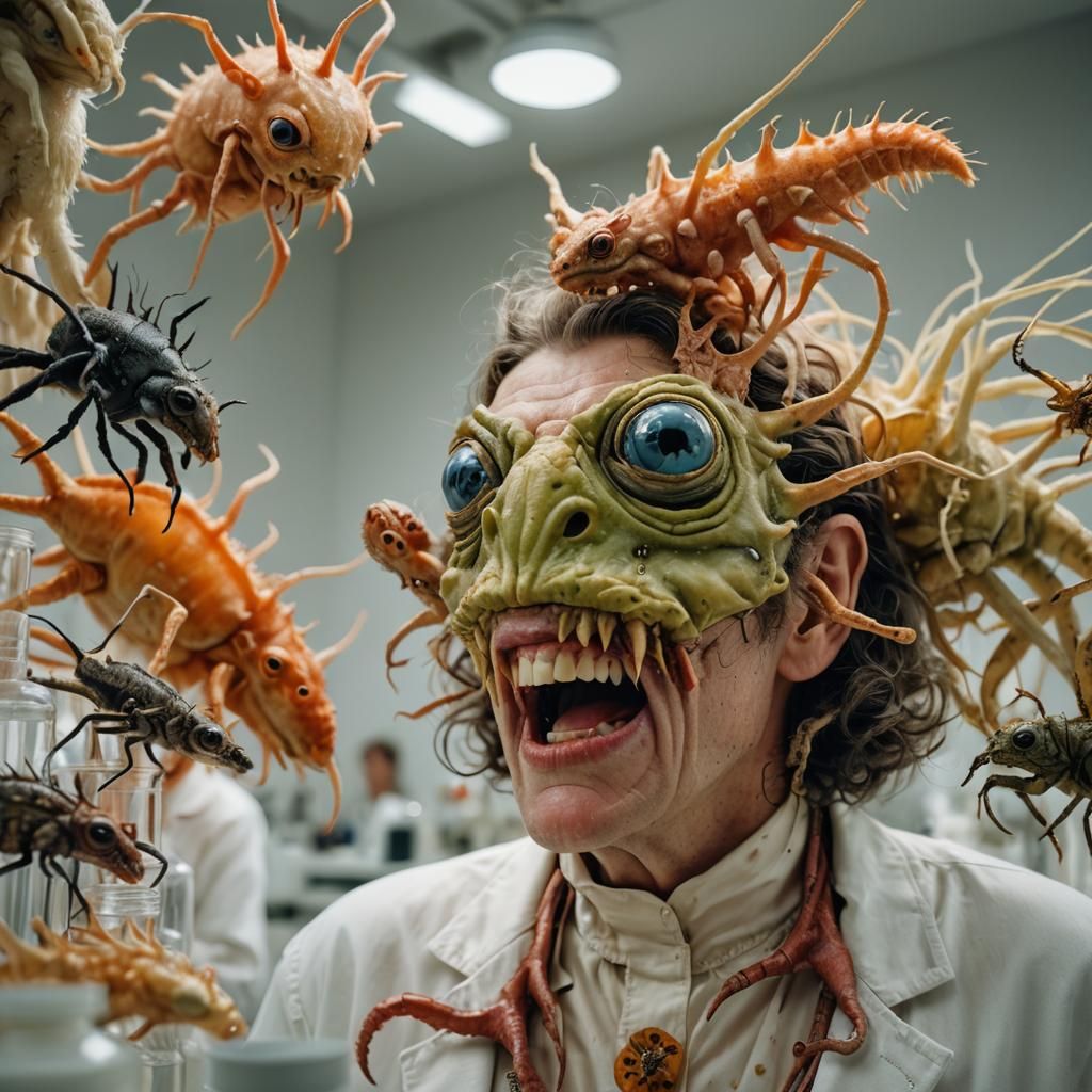 Surreal Galaxy Discovered in Pristine White Lab