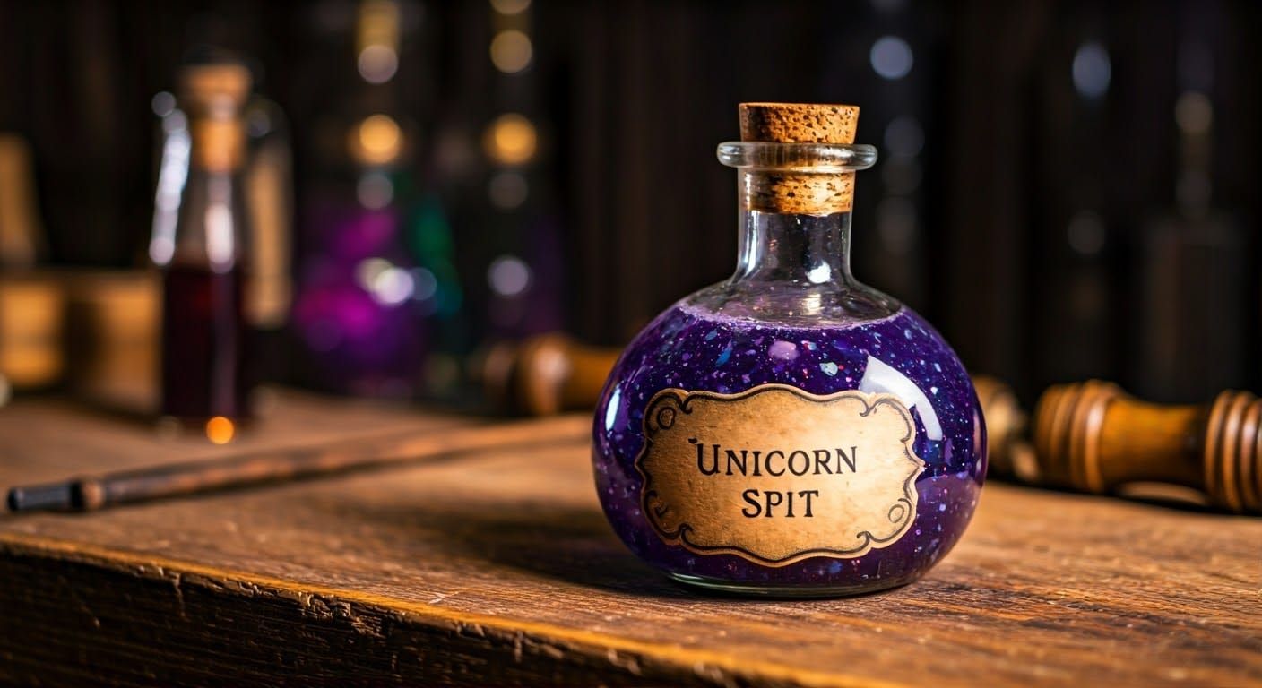 Mystical Potion Bottle in Wizard's Lair