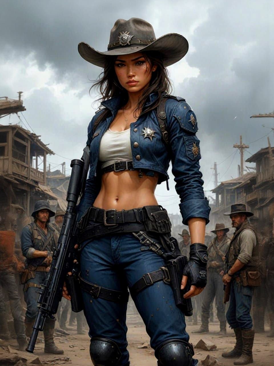 Hapa Woman Leader in Apocalyptic Boston