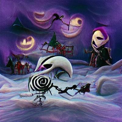 Grinning Jack-O'-Lantern in Stop-Motion Style