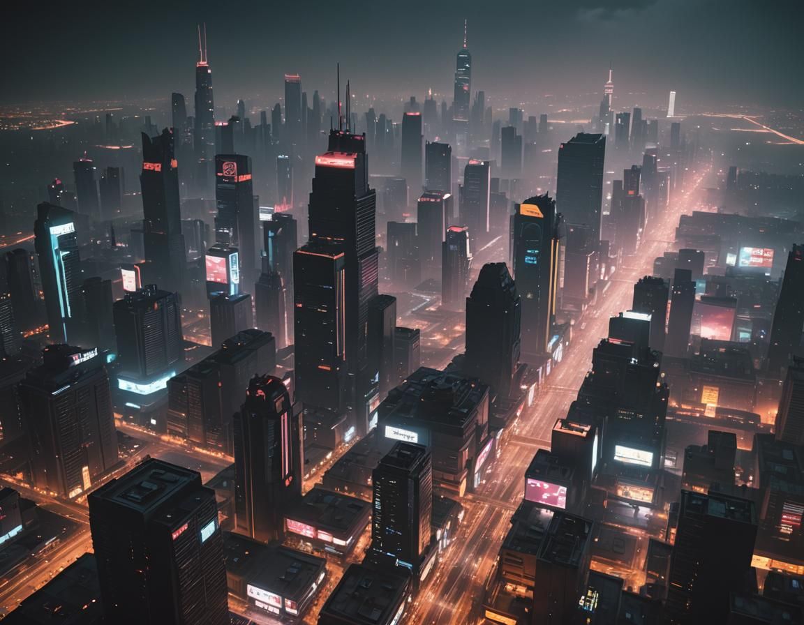 Blade Runner cityscape 2