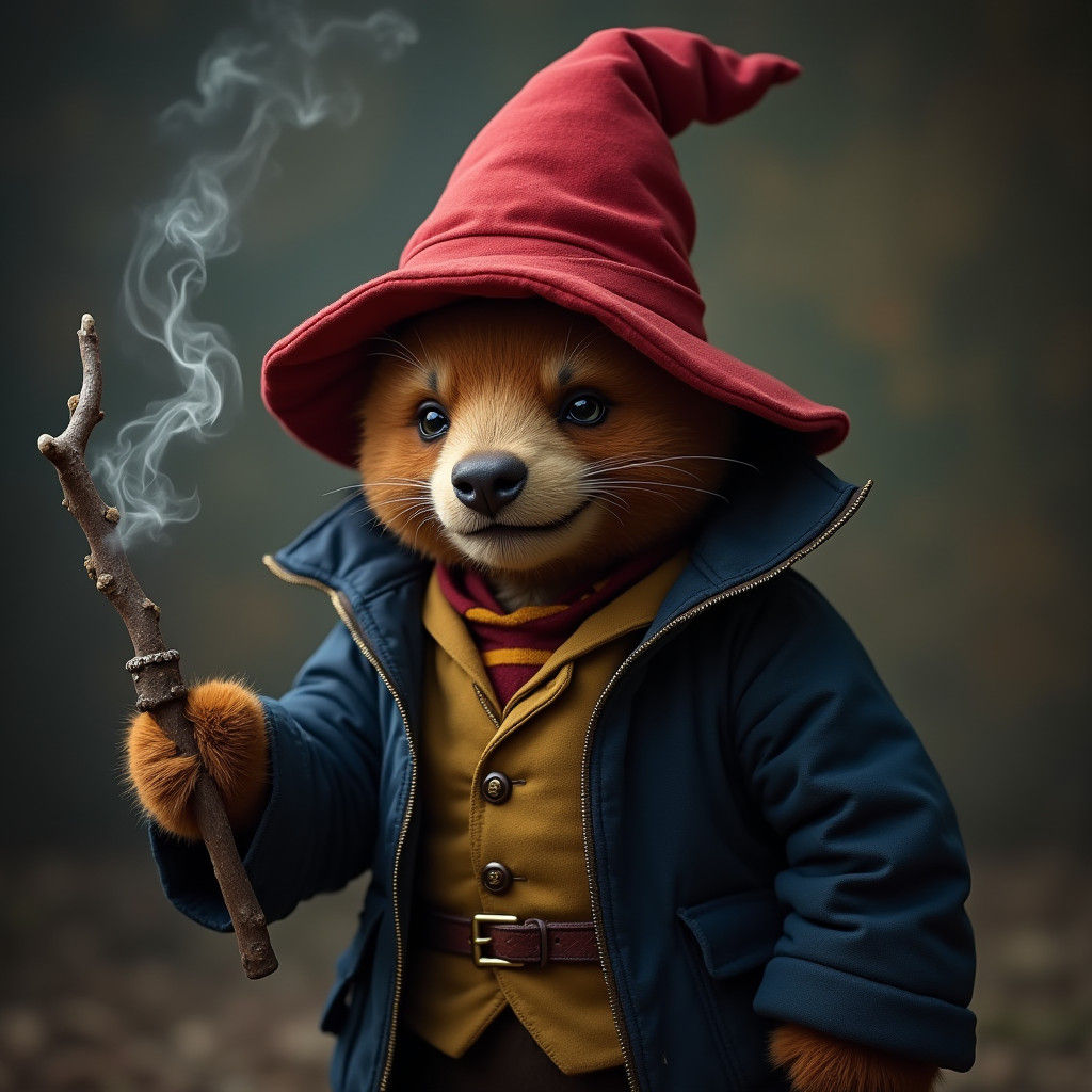 Angry Paddington Bear Casts Dark Magic as Harry Potter