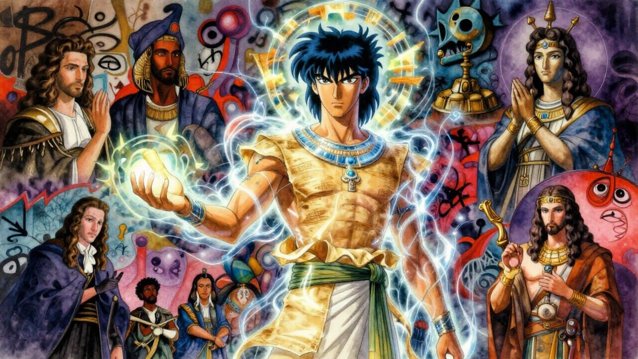 Metaphysical Egypt Illustration in Fine Art Style