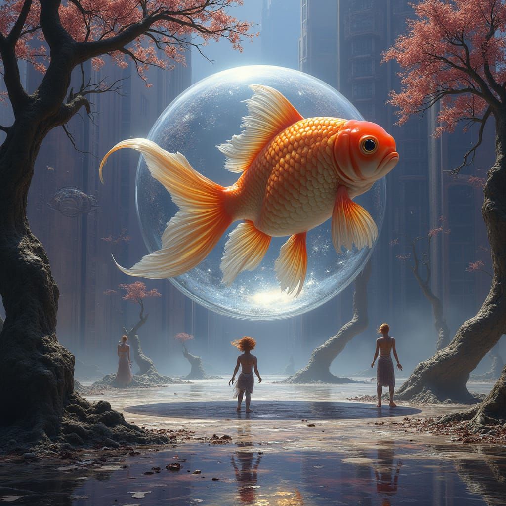 Surreal Plaza Defies Gravity with Twisted Glass Skyscrapers ...