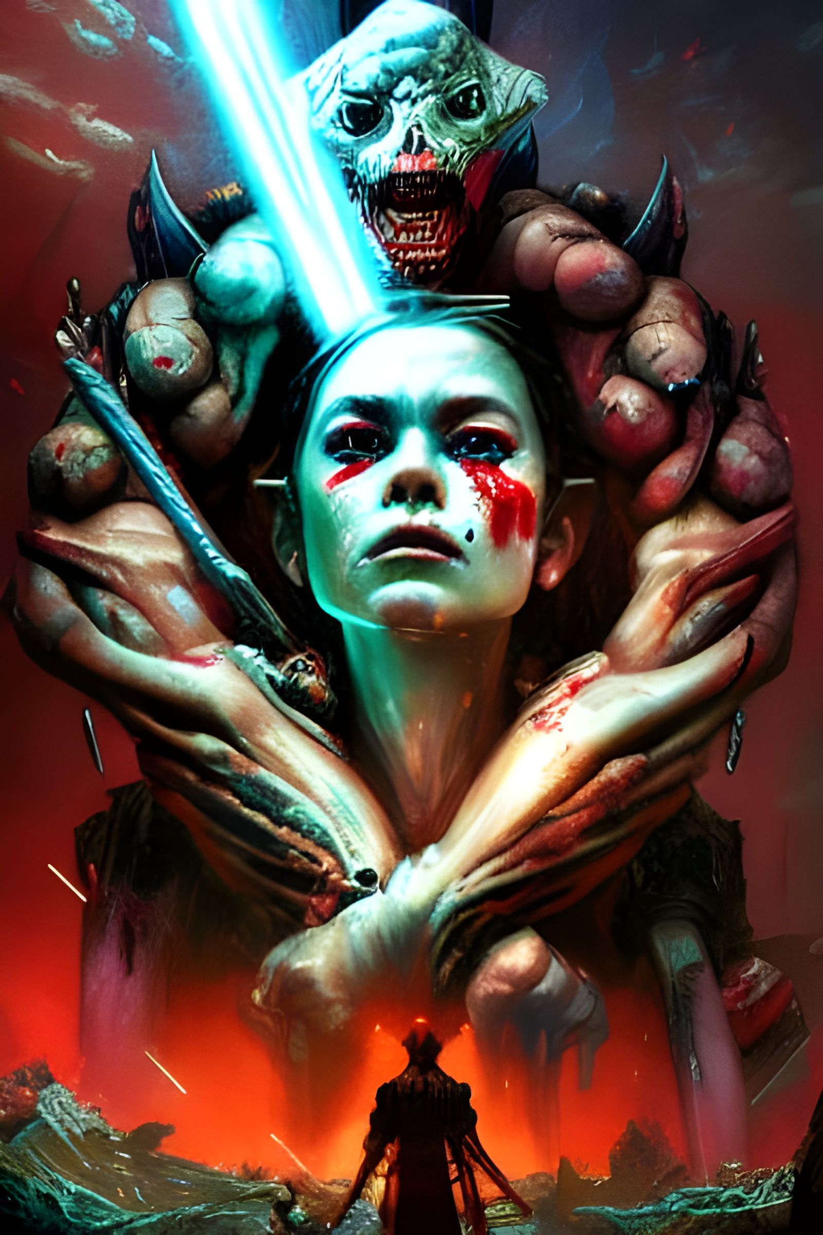 Ominous God of the Dead Concept Art